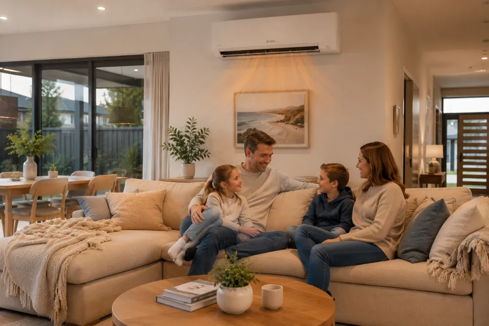 Example Geelong family home upgraded to reverse cycle