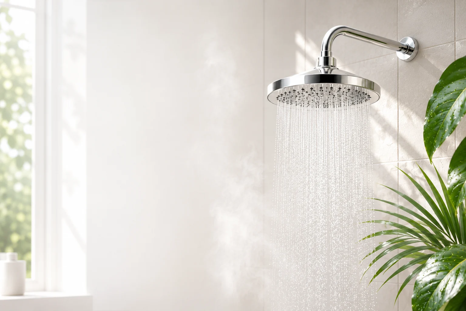 Water-saving showerhead installed in a Victorian home under the Victorian Energy Upgrades program
