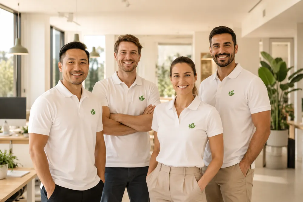 Green Vision Pro team working across Victoria