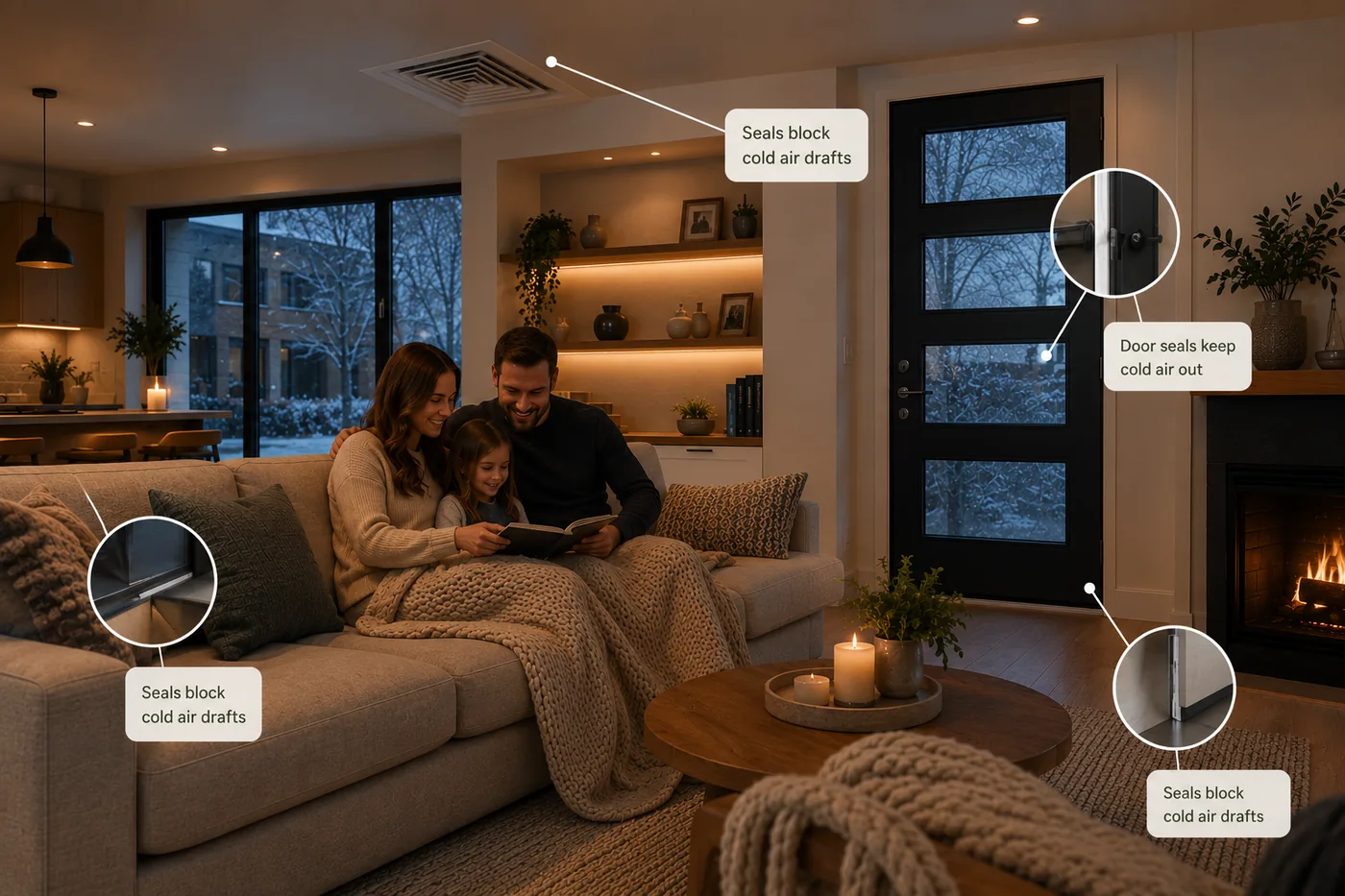 Weather sealing keeping a Victorian home comfortable